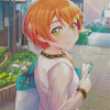 Rin Hoshizora Anime Girl Diamond Painting