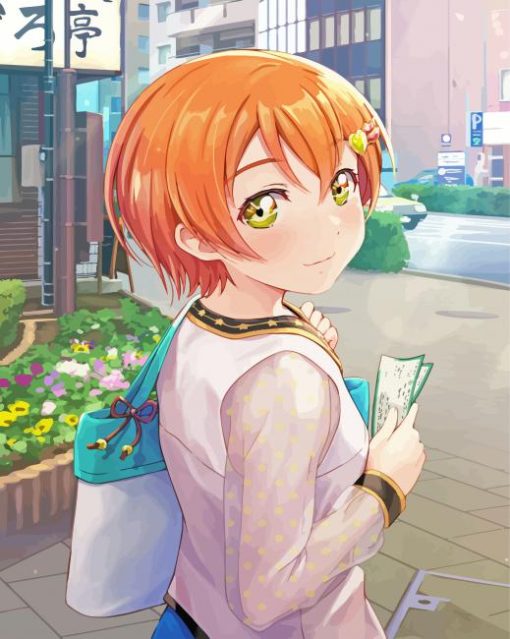 Rin Hoshizora Anime Girl Diamond Painting