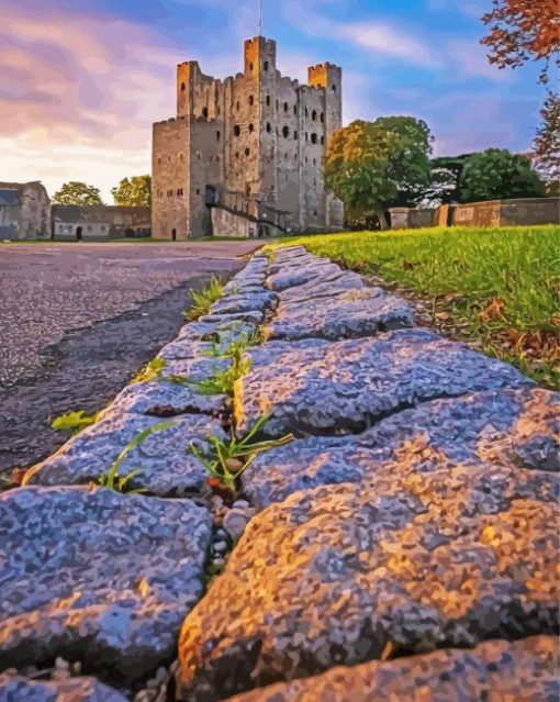 Rochester Castle Diamond Painting