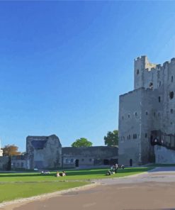 Rochester Castle Building Diamond Painting