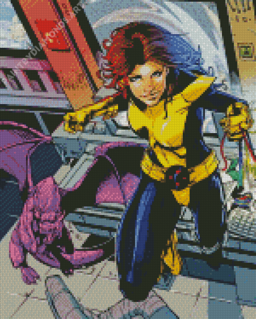 Shadowcat Diamond Painting