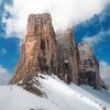 Snowy Tre Cime Di Lavaredo Mountain Diamond Painting