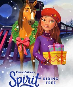Spirit Of Christmas Animation Poster Diamond Painting