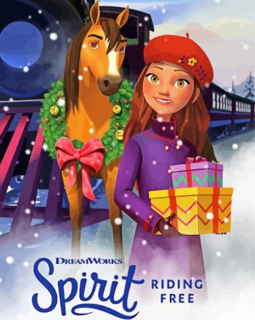 Spirit Of Christmas Animation Poster Diamond Painting