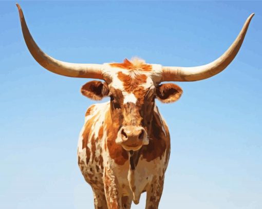 Texas Cattle Diamond Painting