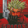 Trigun Vintage Anime Diamond Painting