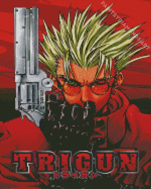 Trigun Vintage Anime Diamond Painting