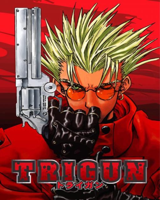 Trigun Vintage Anime Diamond Painting