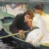 Victorian Romantic Date On Boat Diamond Painting