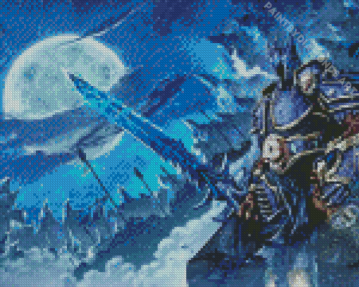 World Of Warcraft Lich King Game Diamond Painting