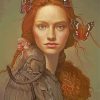 Yana Movchan Butterflies Woman Diamond Painting