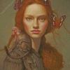 Yana Movchan Butterflies Woman Diamond Painting