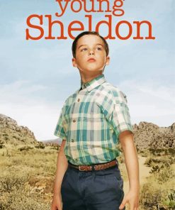 Young Sheldon Poster Diamond Painting