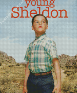 Young Sheldon Poster Diamond Painting