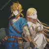 Zelda And Link The Legend Of Zelda Diamond Painting
