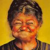 Laughing Old Lady Diamond Painting