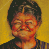 Laughing Old Lady Diamond Painting