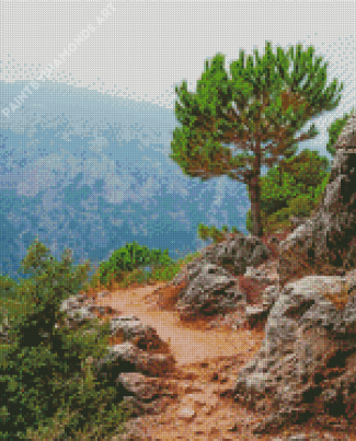 Lebanon Mountain Trail Diamond Painting