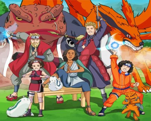 Naruto Family Anime Diamond Painting
