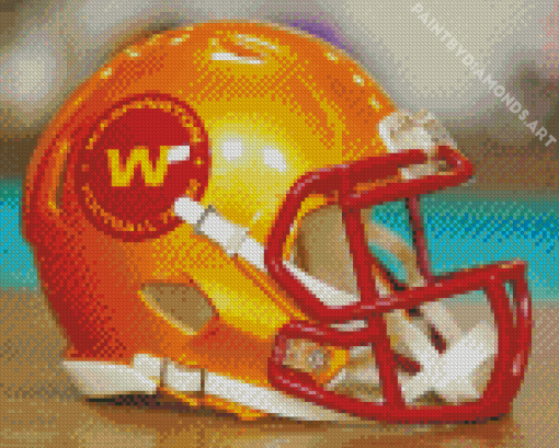 New Washington Commanders Helmet Diamond Painting