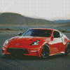 Orange Nissan 370z Diamond Painting