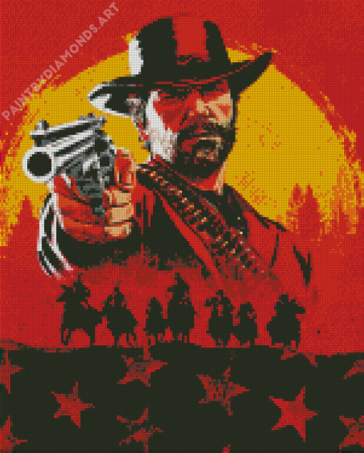 Red Dead Redemption 2 Diamond Painting