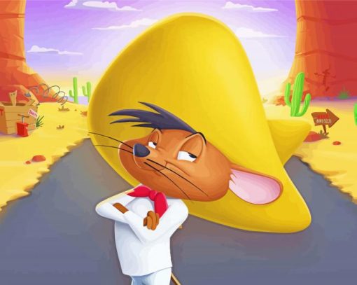 Speedy Gonzales Character Art Diamond Painting