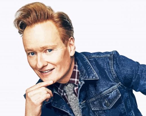 Stylish Conan OBrien Diamond Painting