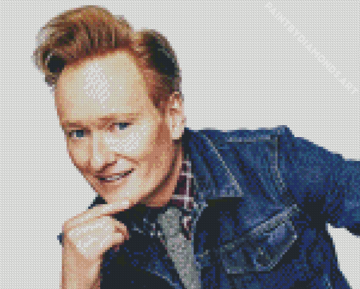 Stylish Conan OBrien Diamond Painting