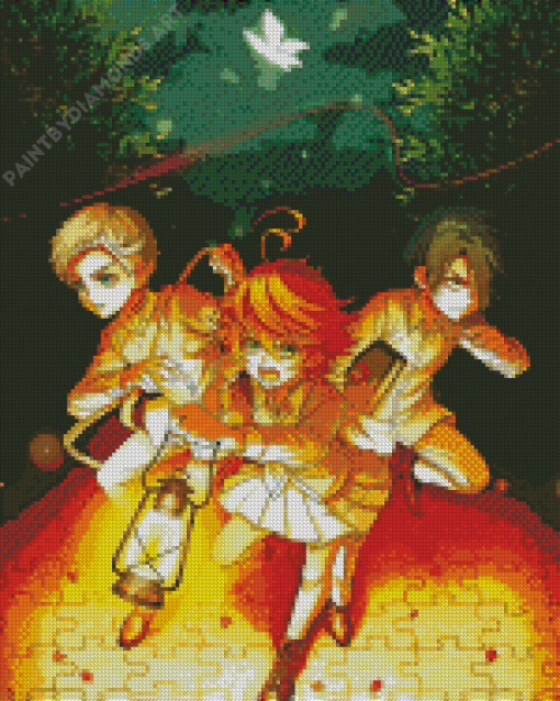 The Promised Neverland Manga Anime Diamond Painting