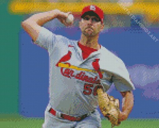 Adam Wainwright Pitcher Diamond Painting