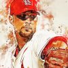 Adam Wainwright Splatter Art Diamond Painting