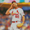 Adam Wainwright Cardinals Player Diamond Painting