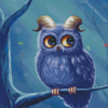 Aesthetic Adorable Owl Diamond Painting