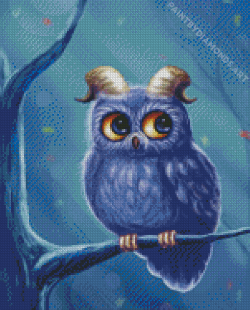 Aesthetic Adorable Owl Diamond Painting