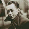 Albert Camus Smoking Diamond Painting