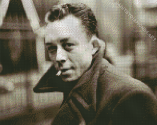 Albert Camus Smoking Diamond Painting