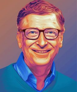 Bill Gates Art Diamond Painting