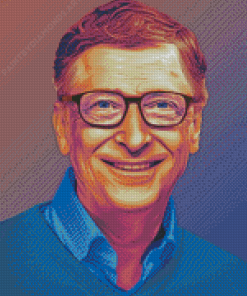 Bill Gates Art Diamond Painting