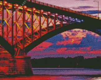Buffalo New York Bridge Diamond Painting