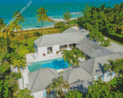 Casurina Beach House Island Diamond Painting