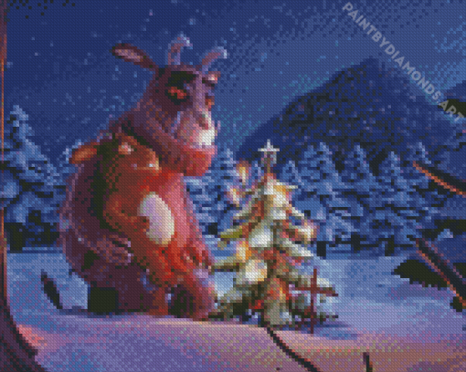 Christmas Gruffalo Diamond Painting