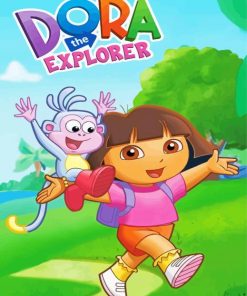 Dora The Explorer Poster Diamond Painting