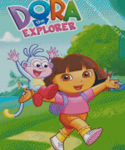 Dora The Explorer Poster Diamond Painting