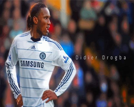Footballer Didier Drogba Diamond Painting