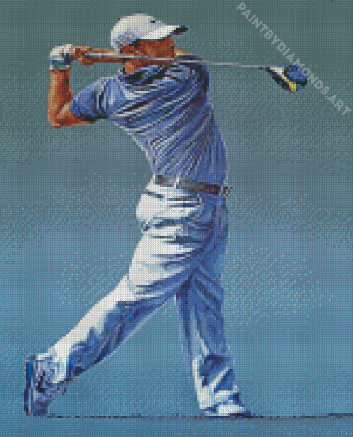 Golfer Rory McIlroy Art Diamond painting