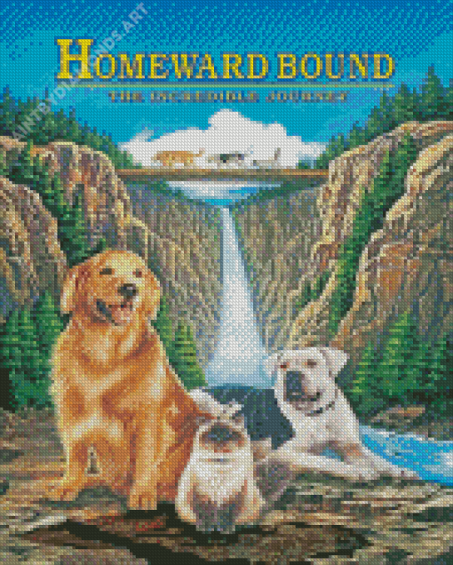 Homeward Bound Movie Poster Diamond Painting