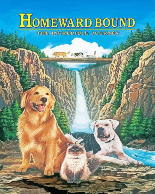 Homeward Bound Movie Poster Diamond Painting