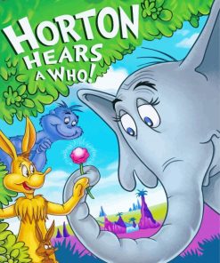 Horton Hears A Who Poster Art Diamond Painting