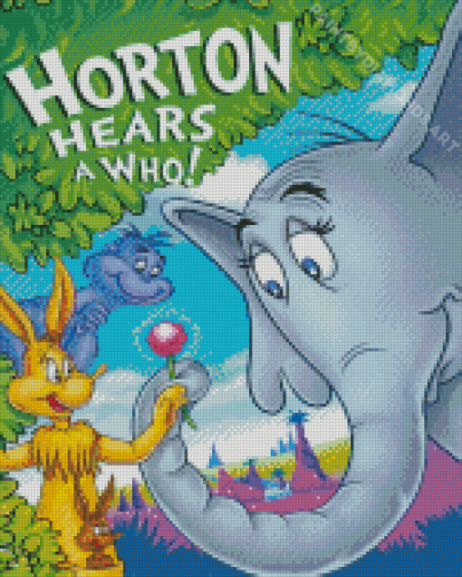 Horton Hears A Who Poster Art Diamond Painting